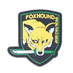 Metal Gear 'Foxhound | Special Force Group' PVC Rubber Velcro Patch