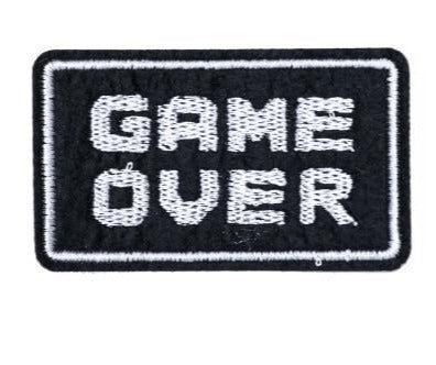 Super Mario Bros. 'Game Over' Embroidered Patch