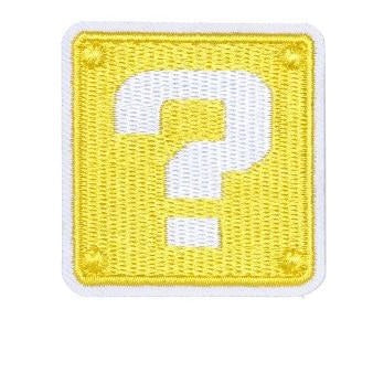 Super Mario Bros. 'Question Block' Embroidered Patch