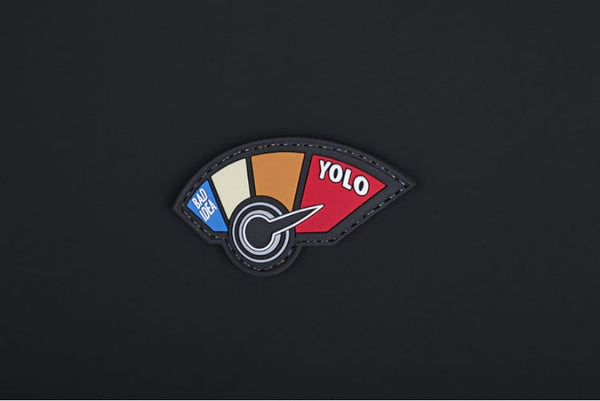 Yolo Meter Bad Idea PVC Rubber Velcro Patch