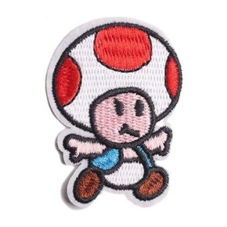 Super Mario Bros. 'Toad | Lifting' Embroidered Patch