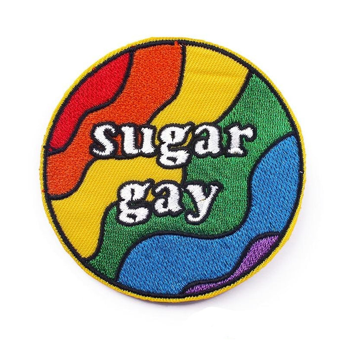LGBT Pride 'Sugar Gay' Embroidered Patch