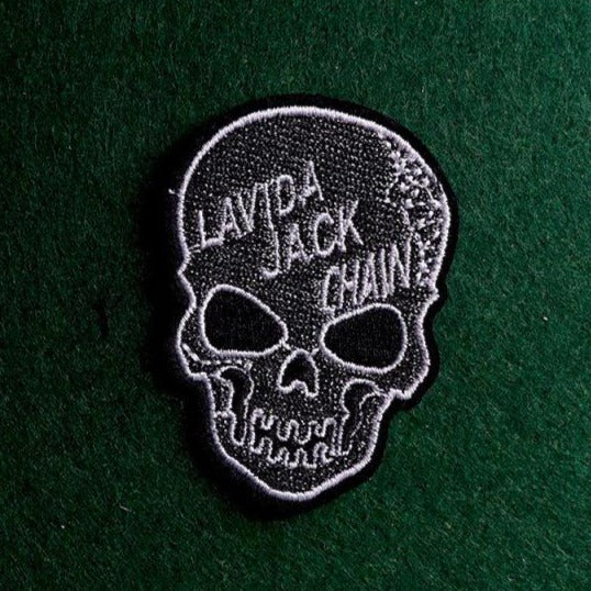 Skull 'Lavida Jack Chain' Embroidered Patch