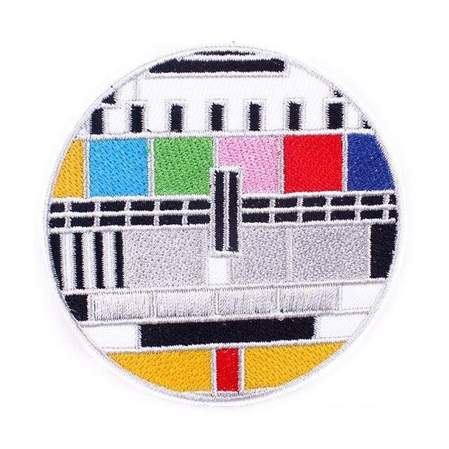 Abstract Tile Art Embroidered Patch