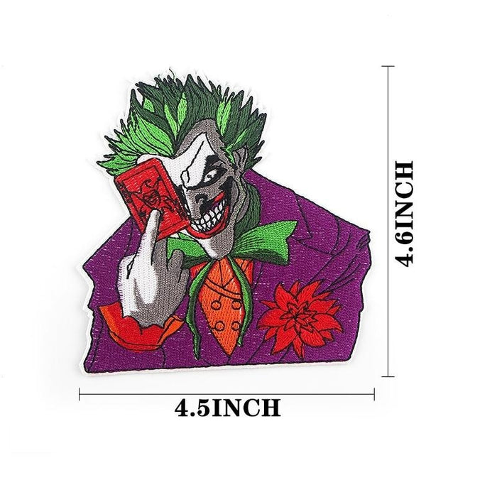 Joker 'Here's My Card' Embroidered Patch