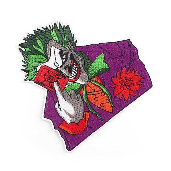 Joker 'Here's My Card' Embroidered Patch