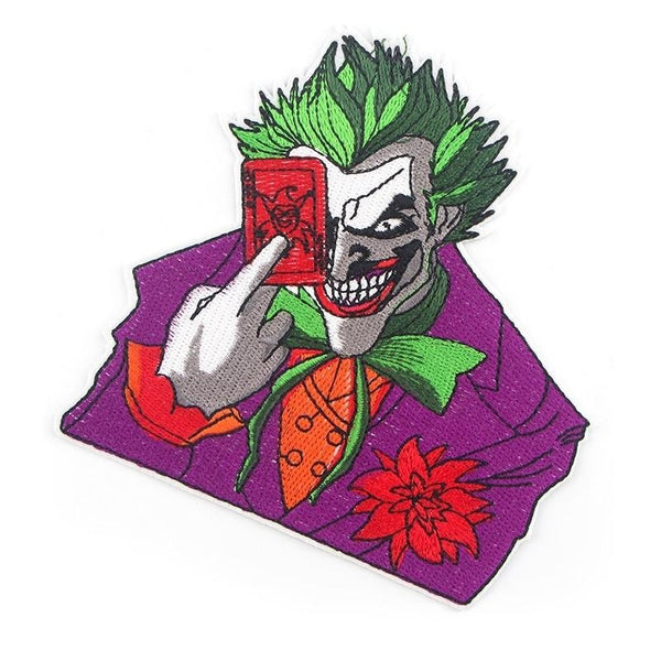 Joker 'Here's My Card' Embroidered Patch