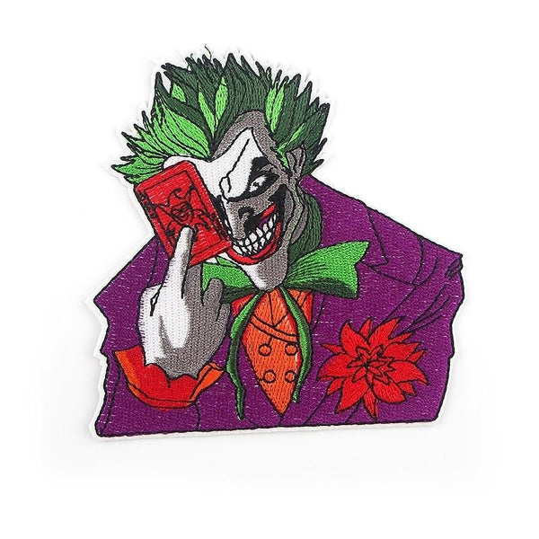 Joker 'Here's My Card' Embroidered Patch