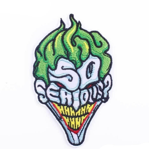 Joker 'So Serious' Embroidered Patch