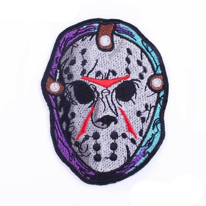 Friday the 13th 'Jason Mask' Embroidered Patch