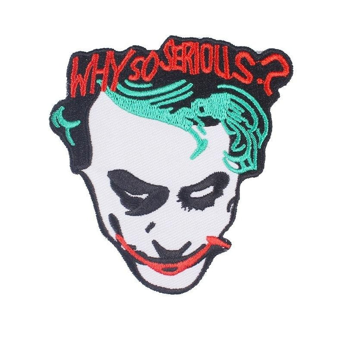 Joker 'Why So Serious?' Embroidered Patch
