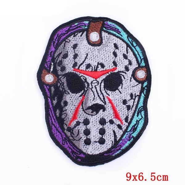 Friday the 13th 'Jason Mask' Embroidered Patch