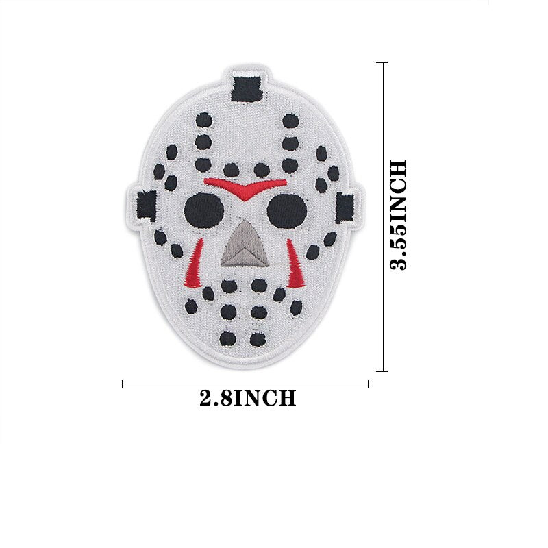 Friday the 13th 'Classic Mask' Embroidered Patch