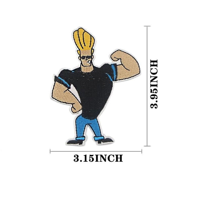 Johnny Bravo Embroidered Patch