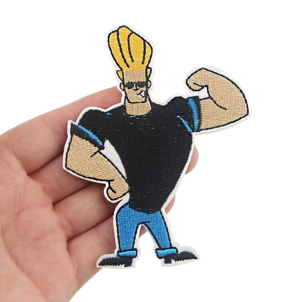 Johnny Bravo Embroidered Patch