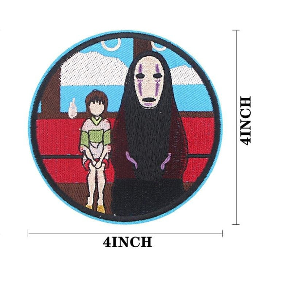 Spirited Away 'Haku and No face' Embroidered Patch