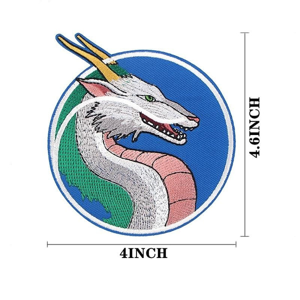 Spirited Away 'Haku Dragon' Embroidered Patch