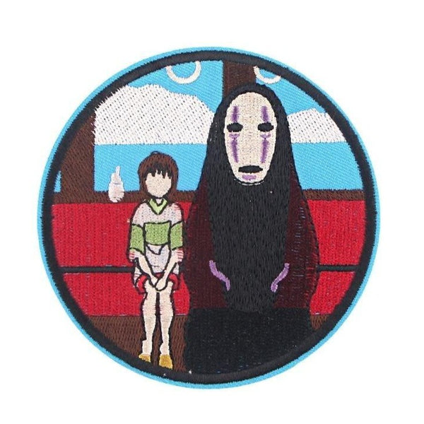 Spirited Away 'Haku and No face' Embroidered Patch