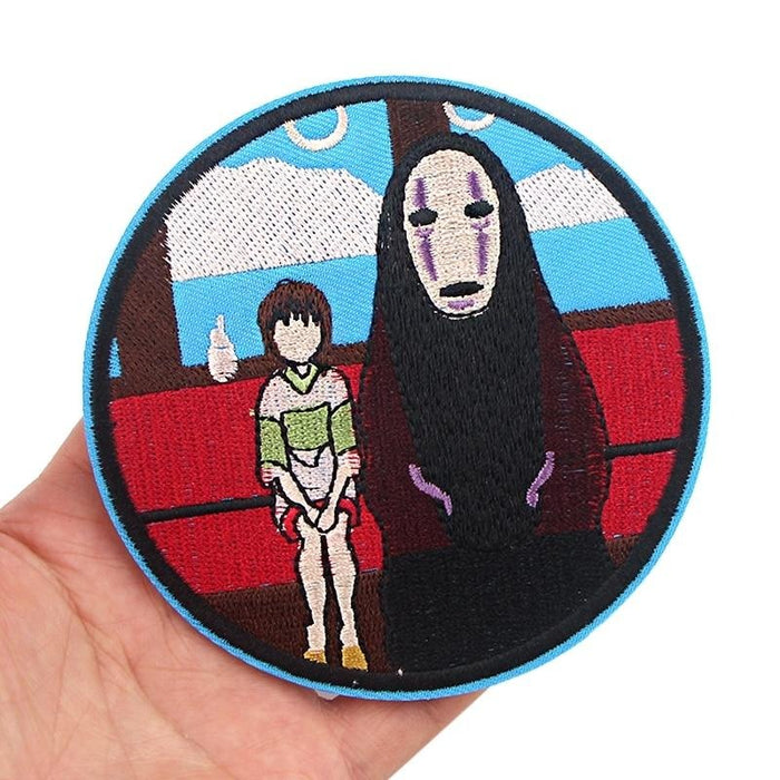 Spirited Away 'Haku and No face' Embroidered Patch