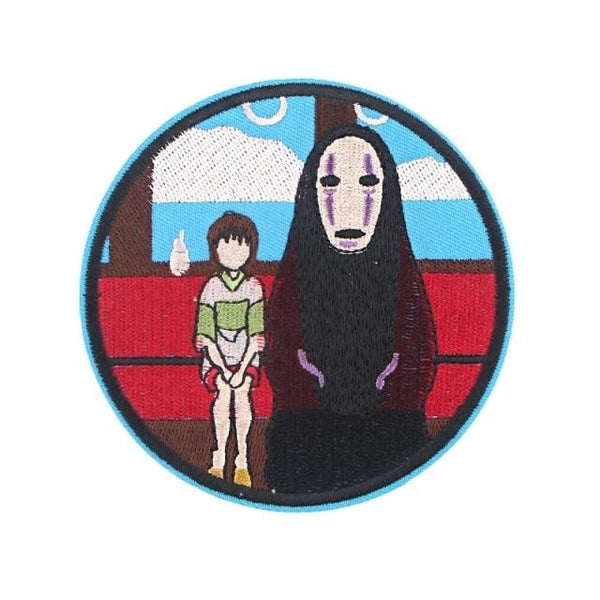 Spirited Away 'Haku and No face' Embroidered Patch