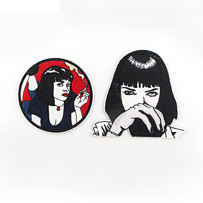 Pulp Fiction 'Mia Wallace | Set' Embroidered Patch