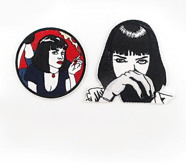 Pulp Fiction 'Mia | Smoking' Embroidered Patch