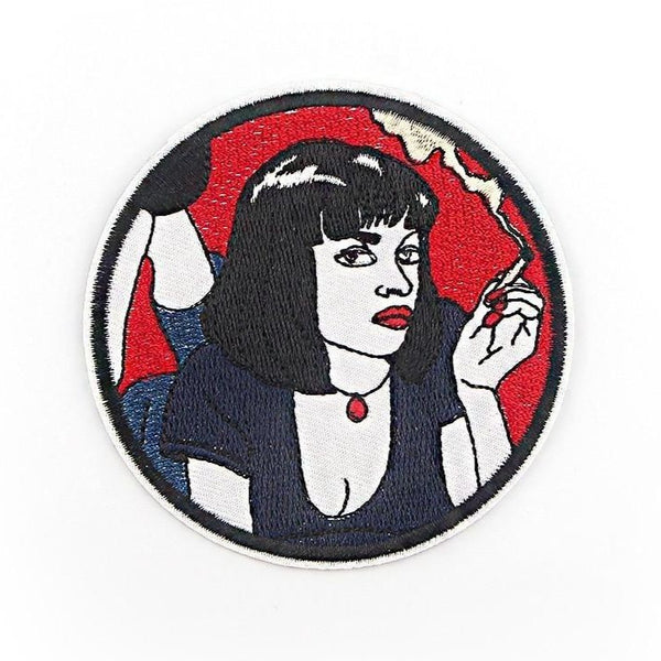 Pulp Fiction 'Mia | Smoking' Embroidered Patch