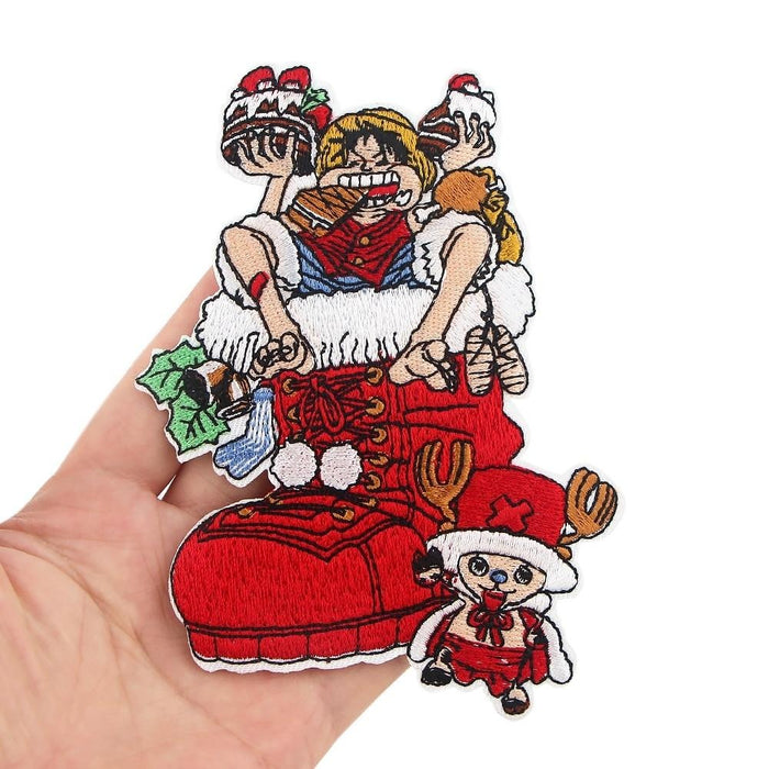 One Piece 'Monkey D. Luffy | Christmas' Embroidered Patch