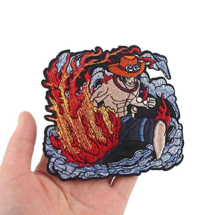 One Piece 'Fireball' Embroidered Patch