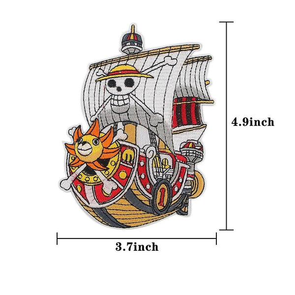 One Piece 'Luffy | Pirate Ship' Embroidered Patch