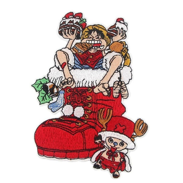 One Piece 'Monkey D. Luffy | Christmas' Embroidered Patch