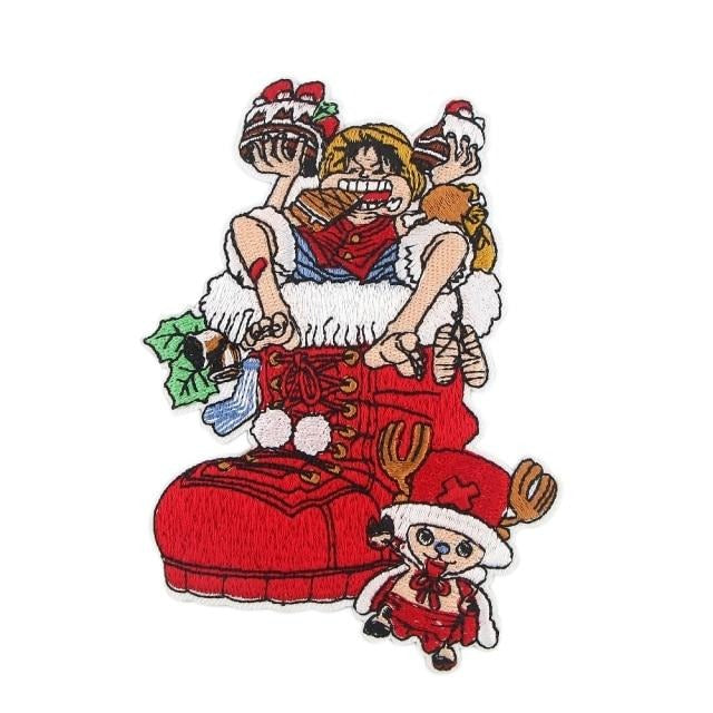 One Piece 'Monkey D. Luffy | Christmas' Embroidered Patch