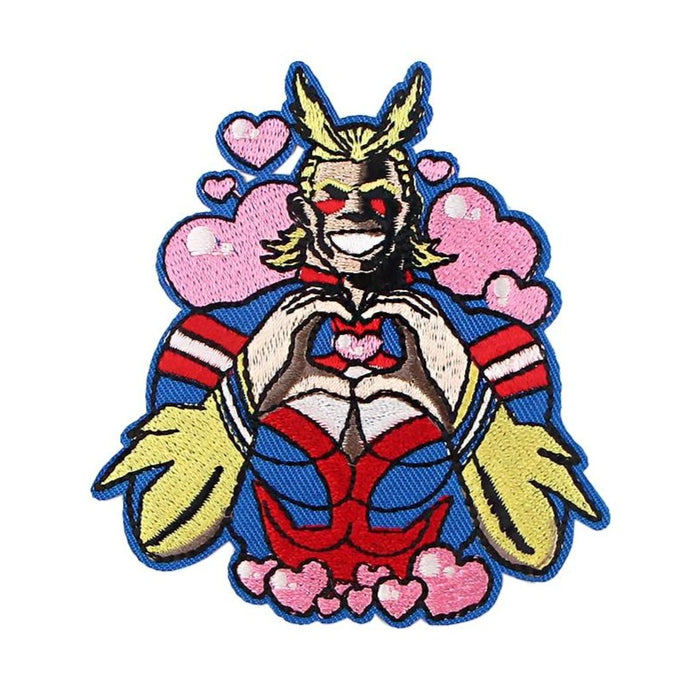 My Hero Academia 'All Might | Heart' Embroidered Patch