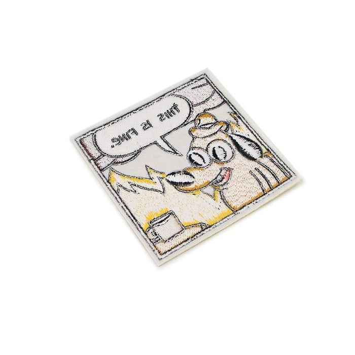 Cute Dog 'This Is Fine' Embroidered Patch
