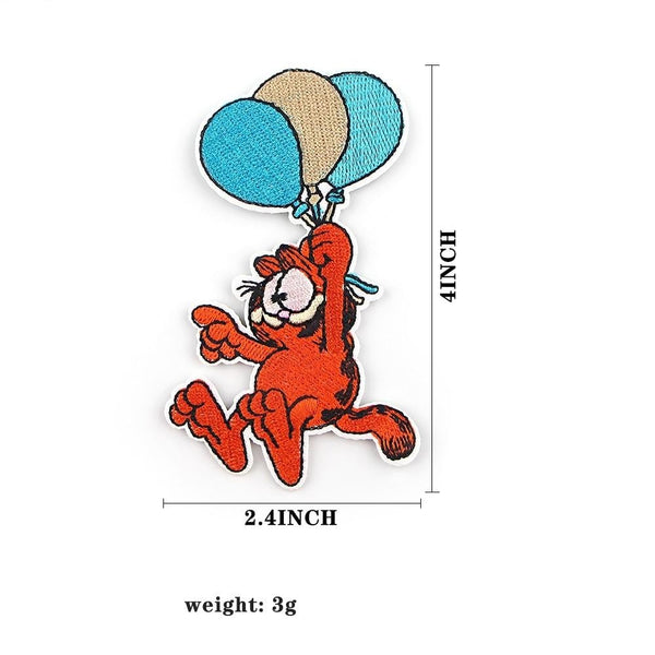 Garfield 'Balloons' Embroidered Patch