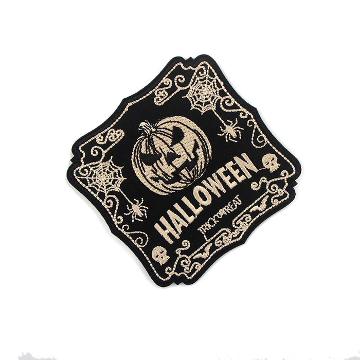 Halloween 'Trick or Treat | Dark' Embroidered Patch