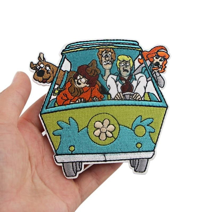 Scooby Doo 'Mystery Van with Gang' Embroidered Patch