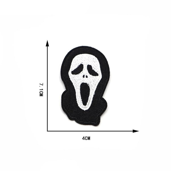 Scream 'Head' Embroidered Patch