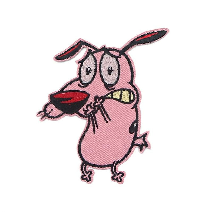 Courage the Cowardly Dog Embroidered Patch