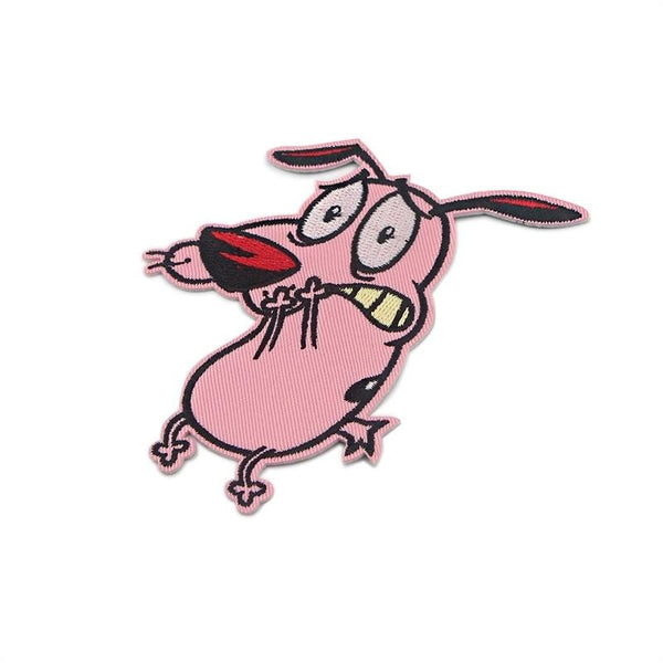 Courage the Cowardly Dog Embroidered Patch