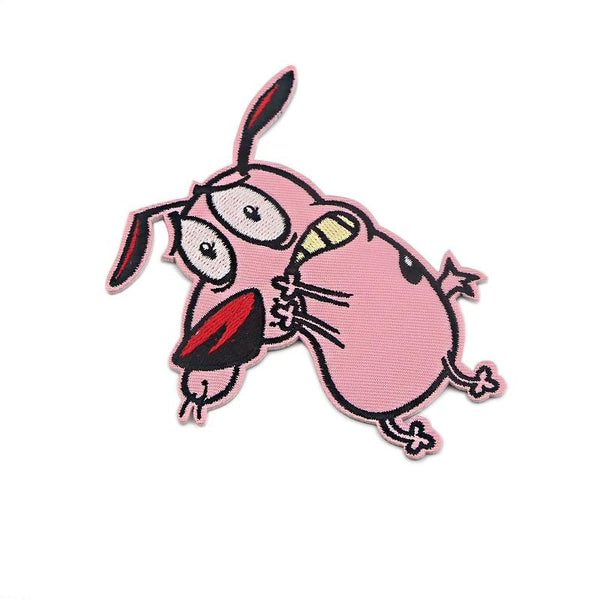 Courage the Cowardly Dog Embroidered Patch