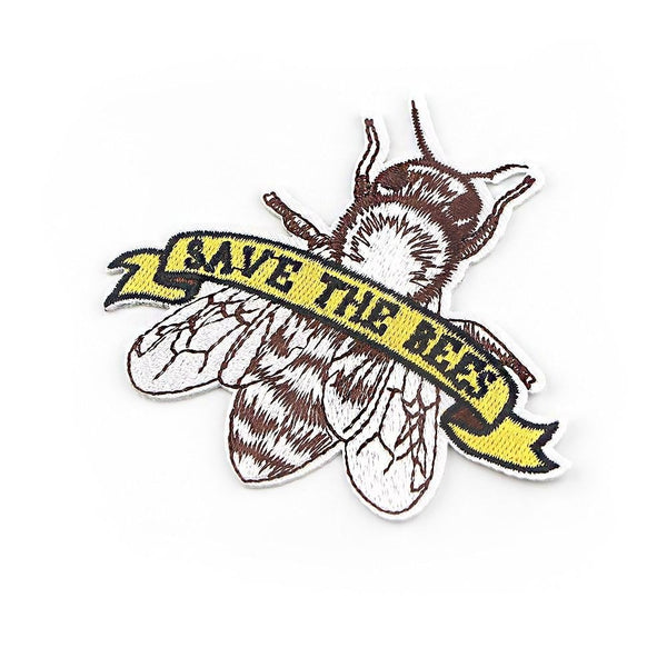 Bee 'Save the Bees' Embroidered Patch