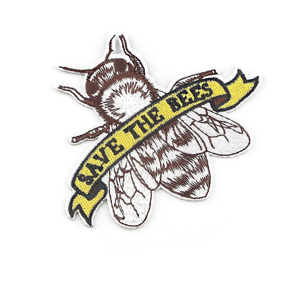 Bee 'Save the Bees' Embroidered Patch