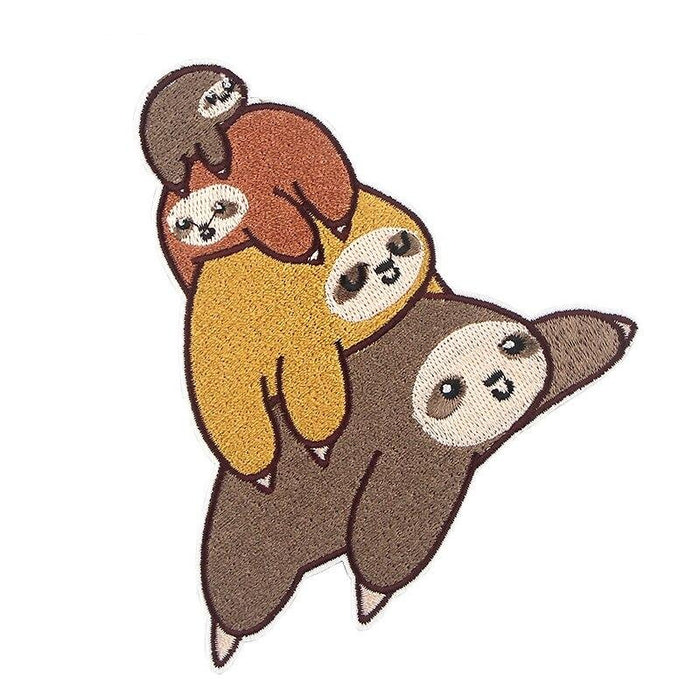 Sloth 'Sloth Pile' Embroidered Patch