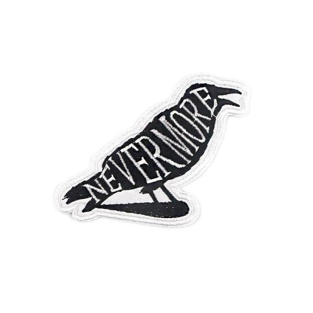 The Raven 'Nevermore' Embroidered Patch