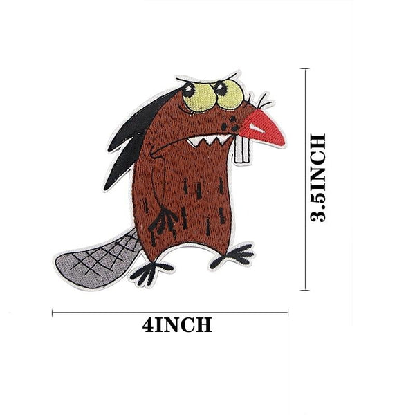 The Angry Beavers 'Daggett' Embroidered Patch