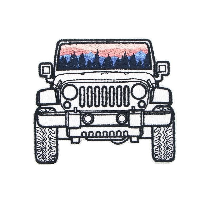 Jeep 'Outdoors' Embroidered Patch