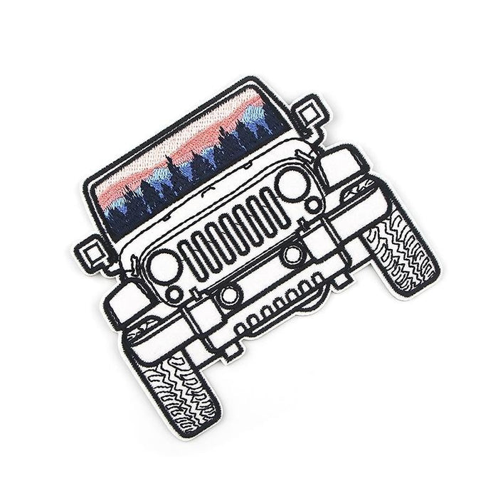 Jeep 'Outdoors' Embroidered Patch