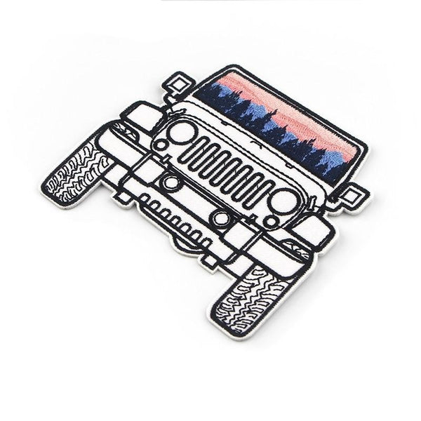 Jeep 'Outdoors' Embroidered Patch