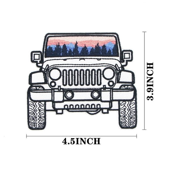 Jeep 'Outdoors' Embroidered Patch